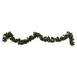 Nearly Natural Boxwood Artificial Garland (Set of 4)