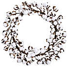 Alternate image 0 for Nearly Natural 20-Inch Cotton Ball Wreath