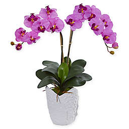 Nearly Natural 24-Inch Artificial Orchid Arrangement in Pink
