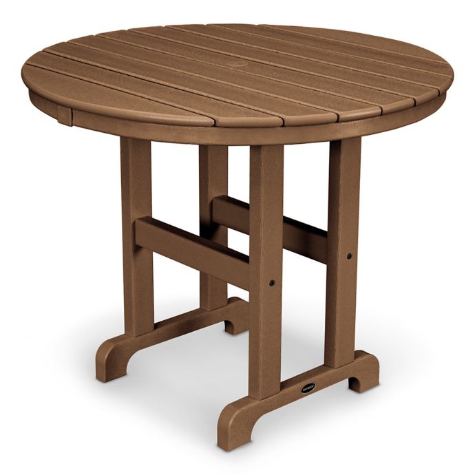 Polywood La Casa 36 Inch Round Dining Table Bed Bath Beyond