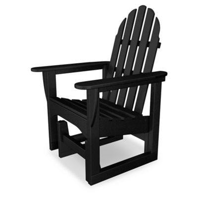 black glider chair