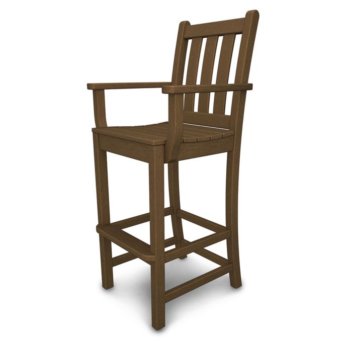 POLYWOOD® Traditional Garden Bar Arm Chair Bed Bath & Beyond