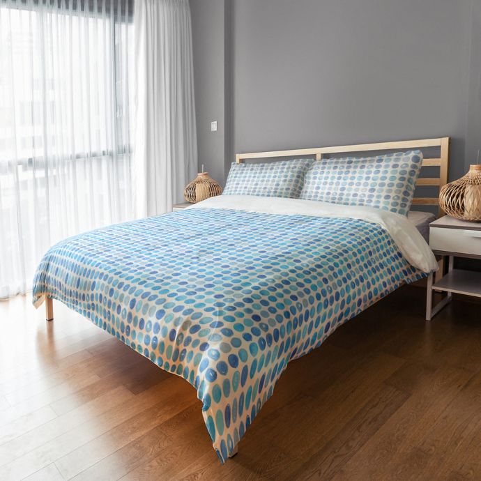 Designs Direct Blue Dots Duvet Cover Bed Bath and Beyond Canada