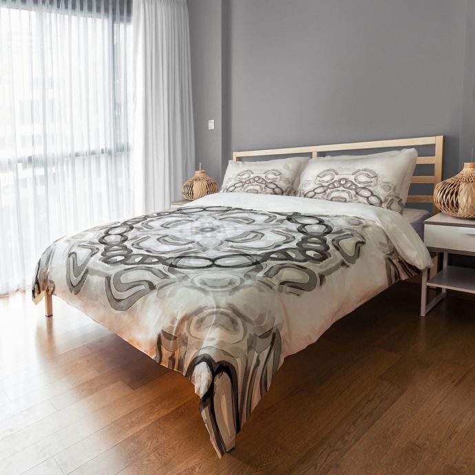 Designs Direct Watercolor Kaleidoscope Duvet Cover Bed Bath and