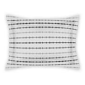Designs Direct Neutral Dot Stripes Pillow Sham