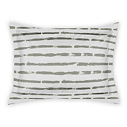 Designs Direct Brush Strokes King Pillow Sham in Taupe