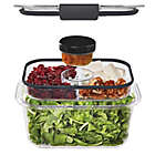 Alternate image 2 for Rubbermaid&reg; Brilliance&trade; 5-Cup Compartment Salad Storage Container in Clear