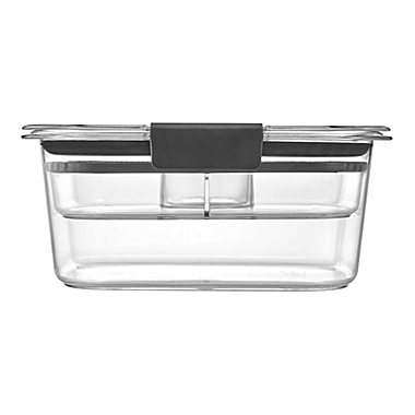 Rubbermaid&reg; Brilliance&trade; 5-Cup Compartment Salad Storage Container in Clear. View a larger version of this product image.