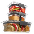 Alternate image 1 for Rubbermaid&reg; Brilliance 6-Piece Sandwich/Snack Storage Container Set