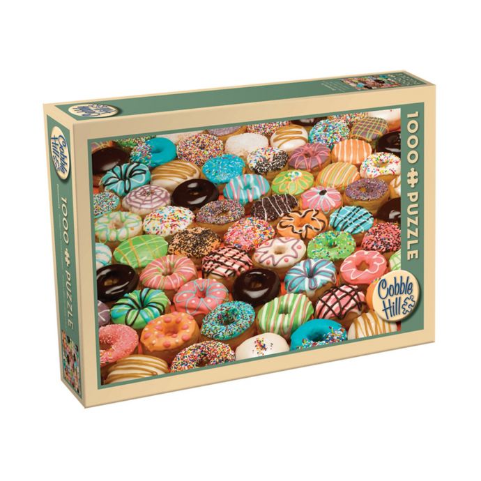 Cobble Hill Puzzle Company Doughnuts 1000-Piece Jigsaw ...