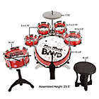 Alternate image 1 for Hey! Play! 7-Piece Toy Drum Set for Kids