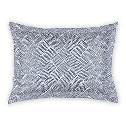 Designs Direct Tribal Pattern Standard Pillow Sham in Blue