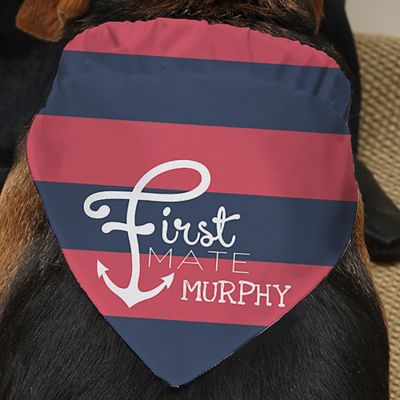 nautical dog bandana