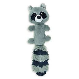 Bounce & Pounce Plush Raccoon Dog Toy in Grey/Black