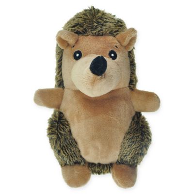 Bounce &amp; Pounce Plush Hedgehog Dog Toy in Brown