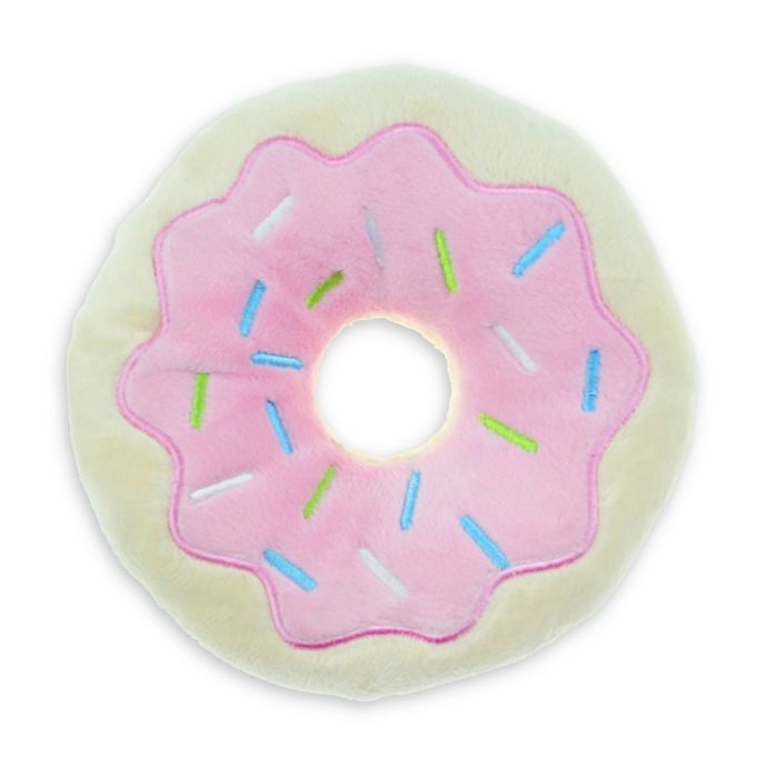 Bounce & Pounce Plush Donut Dog Toy in Pink Bed Bath and Beyond Canada