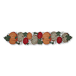 Pillow Perfect Pumpkin Stack Harvest 68-Inch Table Runner