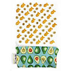 Alternate image 1 for Itzy Ritzy&reg; Snack Happens Reusable Snack and Everything Bags in Green/Brown (Set of 2)
