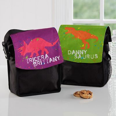 dinosaur insulated lunch bag