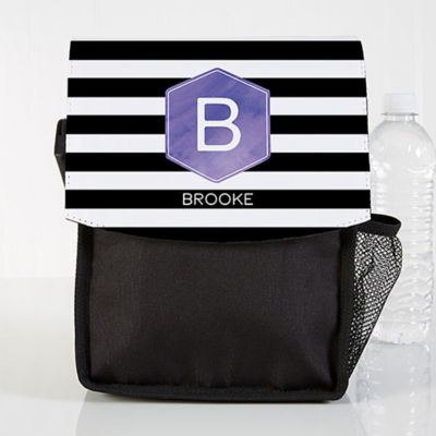 Modern Stripe Lunch Bag