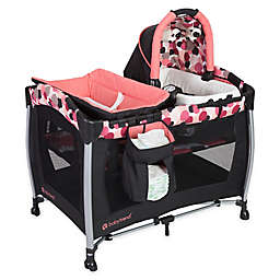 Baby Trend® Dotty Resort Elite Nursery Center Playard in Pink/Black
