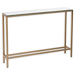 Southern Enterprises Darrin 36-Inch Console Table with Mirror Top in Gold