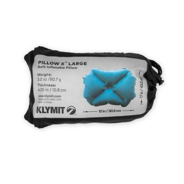 Klymit X-Large Pillow in Blue. View a larger version of this product image.