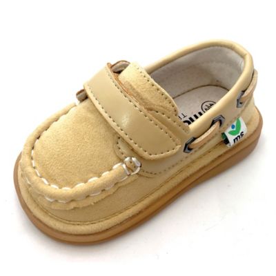 Mooshu Trainers&trade; Size 5 Sawyer Boat Shoe in Sand