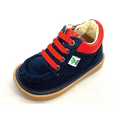 Mooshu&trade; Trainers Size 4 Bailey Ankle Boot in Navy/Red. View a larger version of this product image.