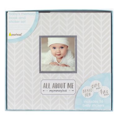 Pearhead Baby&#39;s Memory Book and Sticker Set. View a larger version of this product image.
