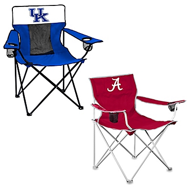 Collegiate Folding Elite Chair with Mesh Back and Carry Bag 