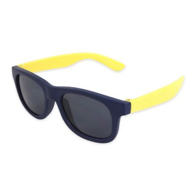 Tiny Treasures Toddler Sunglasses in Blue/Yellow