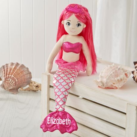 Mermaid Doll Brand New w/tag Calplush Stuffed Toy Shimmering Tail 18 in 
