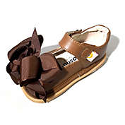 Mooshu Trainers Size 3 Ready Set Bow Mary Jane Shoe in Chocolate