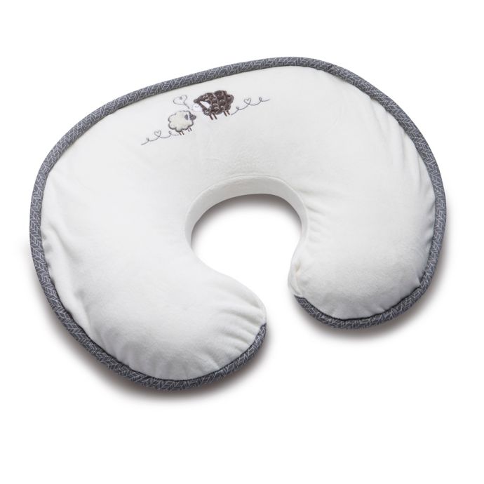 Boppy Luxe Sherpa Sheep Nursing Pillow And Positioner In Cream