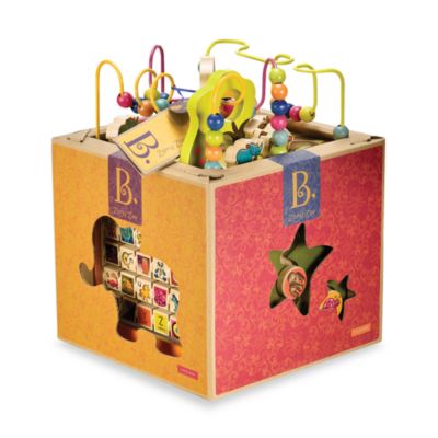 b toys zany zoo activity cube