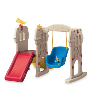 little tikes swing set with slide
