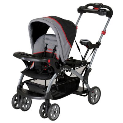 baby trend double stroller black