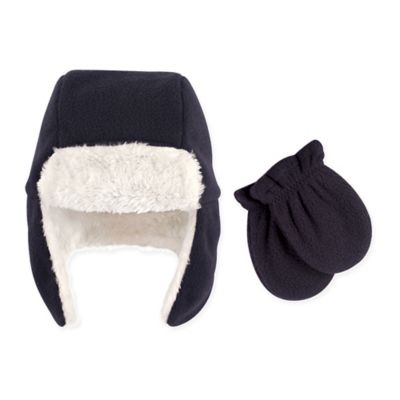 infant winter hat and mittens