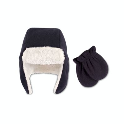 infant winter hat and mittens