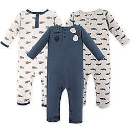 Hudson Baby® 3-Pack Aviator Long Sleeve Union Suits