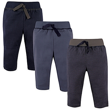 Hudson Baby&reg; Size 18-24M 3-Pack Track Pants in Navy/Grey. View a larger version of this product image.