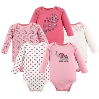 pink elephant baby clothes