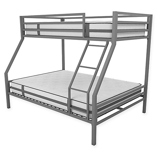 Novogratz Maxwell Twin Over Full Metal, Twin Over Full Metal Bunk Bed With Trundle