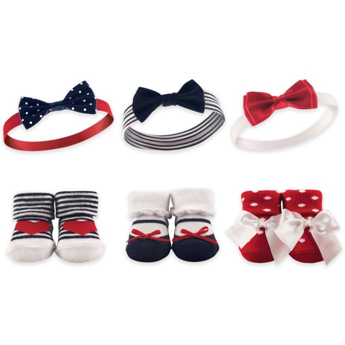 Hudson Baby® 6Piece Headband and Sock Set buybuy BABY