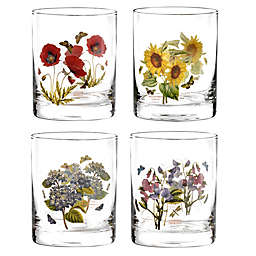 Portmeirion® Botanic Garden Double Old Fashioned Glasses (Set of 4)