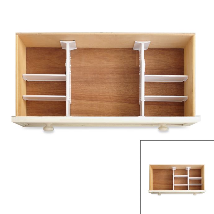 6 Piece Adjustable Drawer Organizer Bed Bath And Beyond Canada