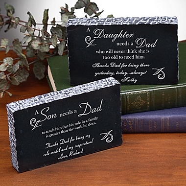 Why I Need Dad Engraved Marble Keepsake. View a larger version of this product image.