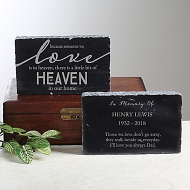 Heaven In Our Home Memorial Marble Keepsake. View a larger version of this product image.
