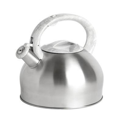 Frigidaire Marble Soft Handle 3.2 qt. Tea Kettle in White image